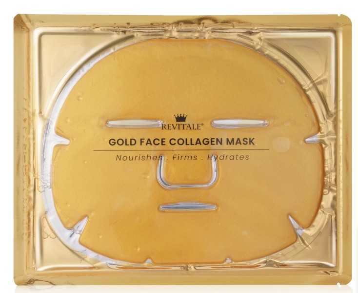 Revitale - Złota kolagenowa maska na twarz 1szt