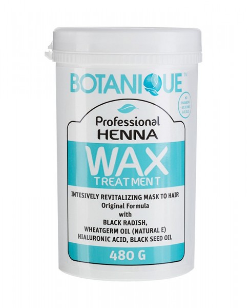 Henna Wax z czarną rzepą i czarnuszką Botanique - 480g