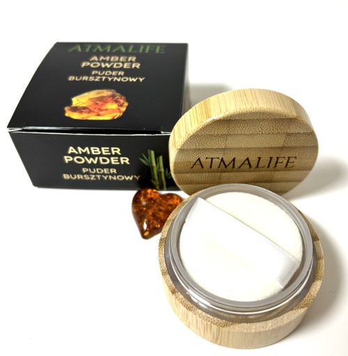 ATMALIFA | Puder z Bursztynu Bałtyckiego | Słoik 25 gr