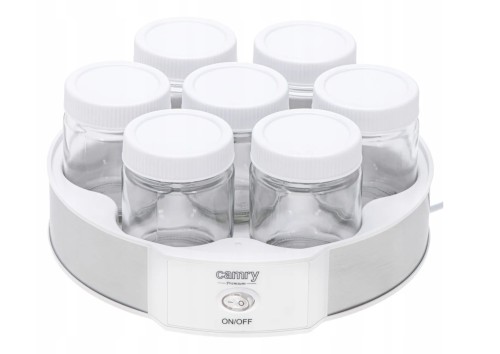  Camry CR 4519 Jogurtownica 7 szklanych słoiczków X 200ml